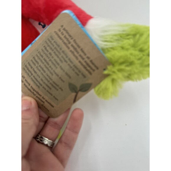Aurora Grinch Santa Plush Stuffed Animal 16" Dr. Seuss Christmas #15900 NEW Tags - Picture 3 of 7